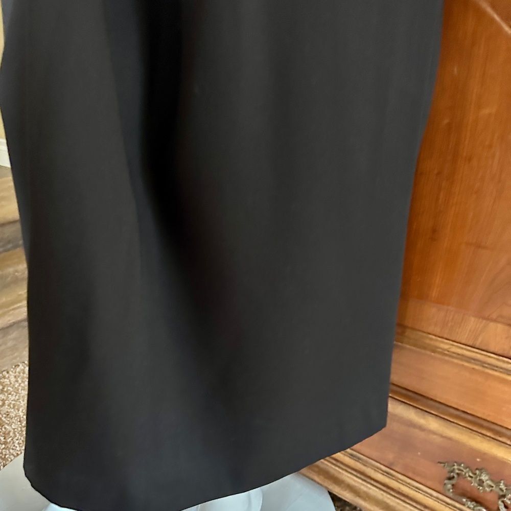 Black Maxi Skirt High Waist Button Front Wrap Skirt Size 12 • NEW WITH TAGS • - Picture 6 of 11